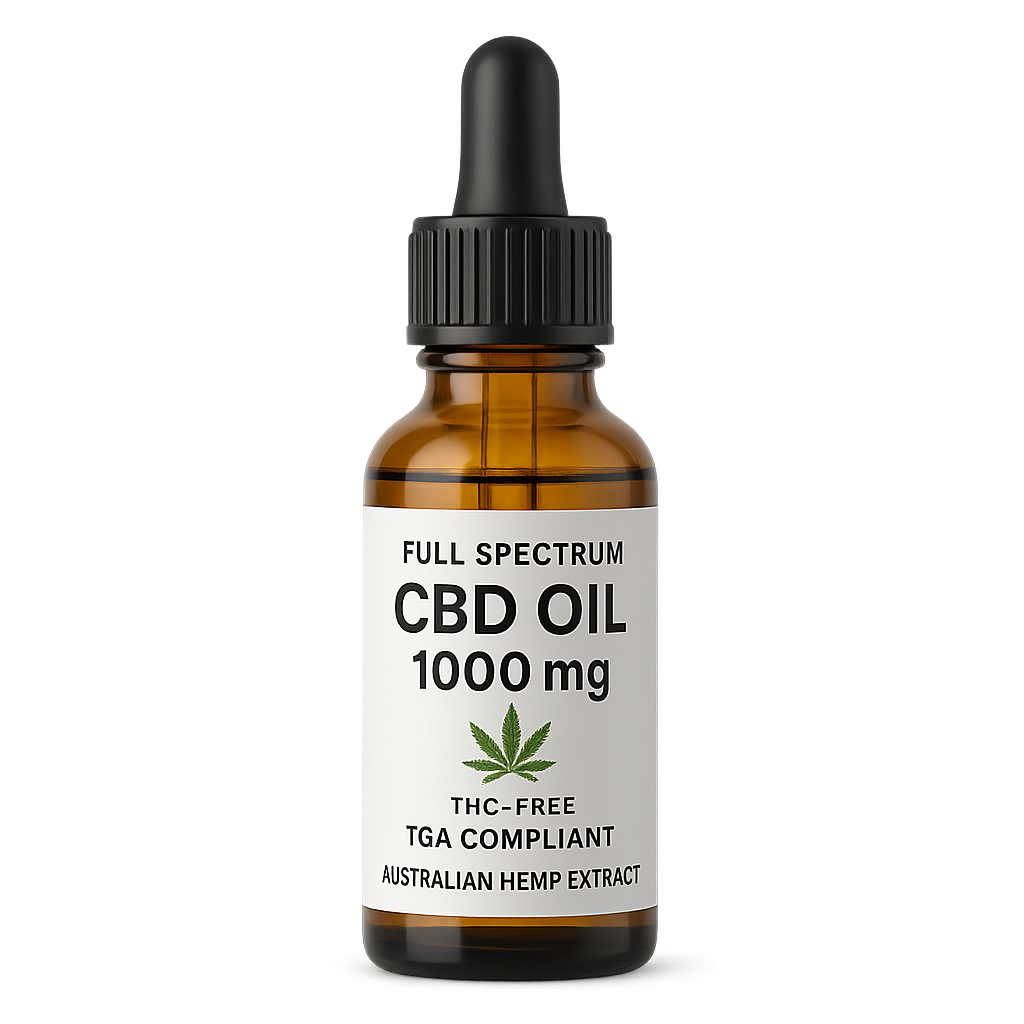 Full Spectrum CBD Oil 1000mg - Australian Hemp Extract